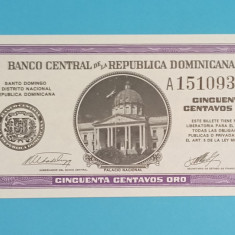 Republica Dominicana 50 Centavos Oro 1962 'Palacio Nacional' UNC serie: A1510930