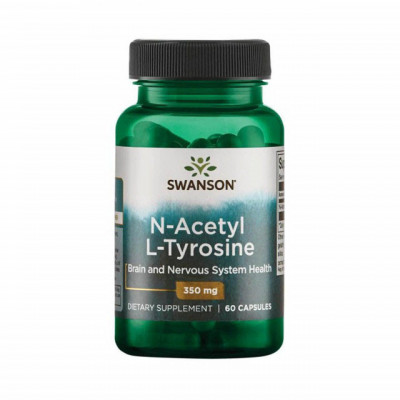 N-Acetyl L-Tyrosine 350 miligrame 60 capsule Swanson foto