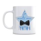 Cana alba personalizata pentru ziua de nastere a tatalui, ceramica, INOVATIX&reg;. 330 ml