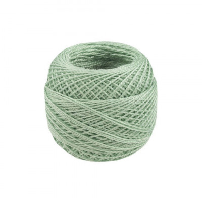 Ata pentru brodat Cotton Pearl NITARNA, 85 m, Verde deschis foto