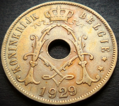 Moneda istorica 25 CENTIMES - BELGIA, anul 1929 * cod 3231 = BELGIQUE foto