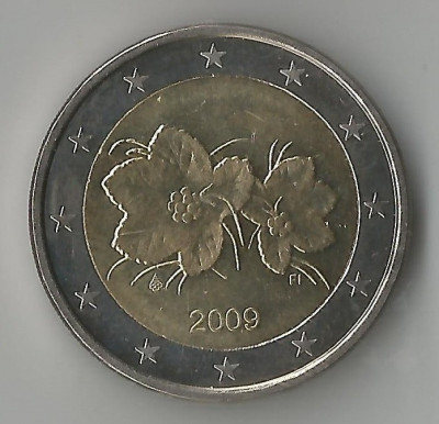 Finlanda, 2 euro de circulatie, 2009, UNC foto