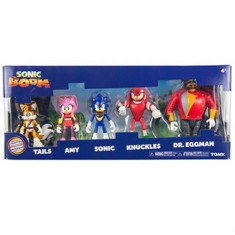 Set Figurine Sonic Boom 5 Figure Multipack Sonic Knuckles Tails Amy Dr Eggman foto