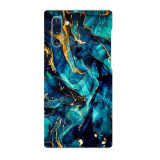 Cumpara ieftin Folie Skin Compatibila cu Samsung Galaxy Note 10 Wrap Skin Printing Sticker Marble Blue, Oem