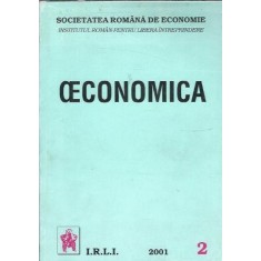 Economica. Societatea romana de economie, nr. 2/2001