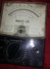 Aparat de masura vechi.masiv,original,aparat de masura MAVO-35,T.posta,ambalaj foto
