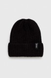 Bomboogie caciula culoarea negru, din tricot gros