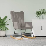 VidaXL Scaun balansoar, gri taupe, material textil