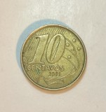 Moneda 10 Centavos Brazilia 2001