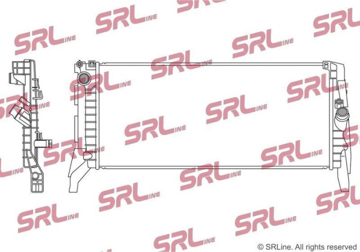 Radiator Bmw 2 Active/Gran Tourer, X1 F48, X2 F39; Mini Clubman, Countryman, Mini, motor: 1.5 D, 2.0 d, intrare/iesire conectare rapida, 680x299x22,