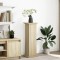 vidaXL Suport prezentare cu depozitare sonoma stejar 31x30x90 cm lemn 854609