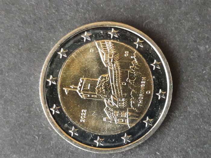 2 Euro &quot;Th&uuml;ringen&quot; 2022, RFG - A 3469