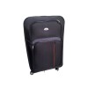 Valiza mare TravelLux ușoară, moale, 78cm, 90L, neagră. Troler voiaj poliester, dimensiuni 50x78x30 cm