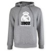 Real Madrid hanorac de bărbați cu glugă No21 Crest grey - L