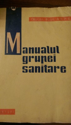 Manualul grupei sanitare 1963 foto