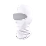 Cumpara ieftin Cagula Moto FIXATO, Unisex, Protectie UV, Material elastic, respirabil, Marime universala, Alba