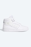 adidas Originals sneakers din piele Forum Mid J culoarea alb, FZ2086 FZ2086-white