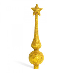 Ornament pt. v&acirc;rful pomului de Crăciun - 18,5 cm, auriu 58062A