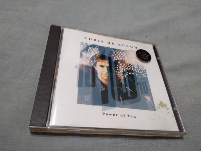 CD CHRIS DE BURGH- POWER OF TEN RARITATE!!!!! ORIGINALA &amp; M RECORDS LONDRA