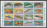 A12 S7 5 - Timbre foarte vechi - Guineea Ecuatoriala - pesti exotici - bloc filatelic