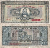 1926 (4 XI), 1.000 Drachmai (P-100b) - Grecia