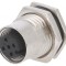 Soclu M12 3 PIN mamă 250V 4A