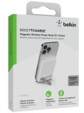 Belkin Magnetic Wireless Power Bank &amp; Stand 5.000mah White