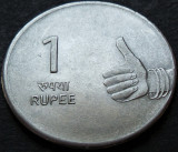 Moneda 1 RUPIE - INDIA, anul 2009 *cod 3693 A, Asia
