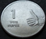 Moneda 1 RUPIE - INDIA, anul 2009 *cod 3693 A, Asia