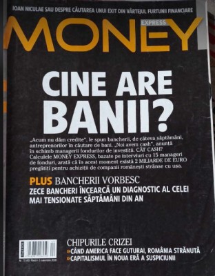 revista Money Express - noiembrie 2008 foto