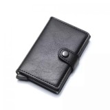 Portofel pentru carduri cu protectie RFID JustZEN super compact negru