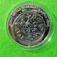 Ungaria - Sfântul Ștefan și primii bani maghiari 997-1038 - Medalie Argint (232)