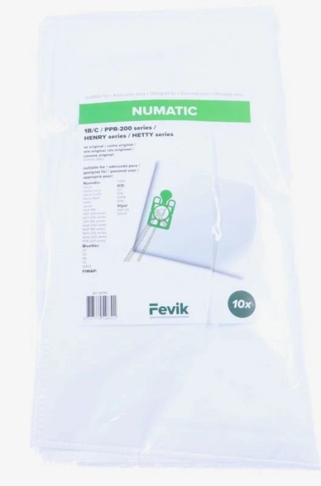 STAUBSAUGERBEUTEL 10 STĂśCK ALTERNATIV FĂśR NUMATIC NVM 1CH HENRY/JAMES A.S.B.V.