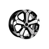 Jante aliaj DY427 16x6.5 5x114.3 ET32 negru diamond cut pentru Dacia Renault