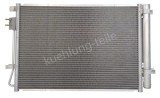 Condensator climatizare AC Hyundai Bayon, I20, motor: 1.2, Condensator cu uscator integrat, 552x379x16, Koyorad, miez si rezervor din aluminiu