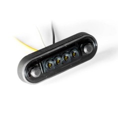 Lampa gabarit 12V-24V Slim LED , montare bullbar, culoare alba (geam fumuriu)