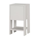 Cumpara ieftin Noptiera Ema Alb 30x30x55 cm