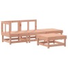 Set mobilier relaxare gradina, 4 piese, lemn masiv Douglas