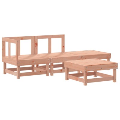 Set mobilier relaxare gradina, 4 piese, lemn masiv Douglas foto