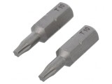 Capăt de şurubelniţă Torx TX10 25mm 2buc STANDARD, WIHA