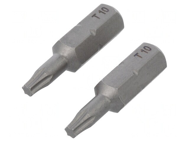 Capăt de şurubelniţă Torx TX10 25mm 2buc STANDARD