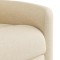 Fotoliu rabatabil electric, crem, material textil - 9