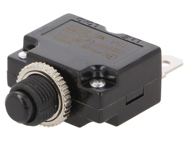 Siguranță termică 15A 125V/250V 32VDC/50VDC