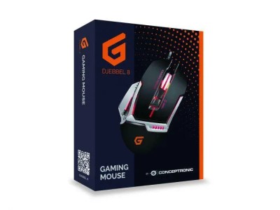 Conceptronic DJEBBEL02B 8D Gaming USB Mouse, 4000 DPI, 77 x foto