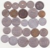 Rom&acirc;nia set 25 monede diferite 1905-2001.