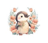 Cumpara ieftin Sticker decorativ Pinguin, Multicolor, 62 cm, 5966ST, Oem