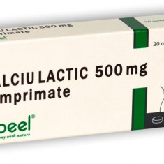 Calciu lactic 500mg 20cpr