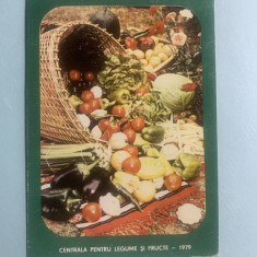 Calendar 1979 legume fructe