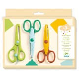 Set cu 3 foarfece decorative, Djeco