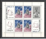 Romania.1969 Posta aeriana:Cosmonautica Apollo 11-Bl. YR.428